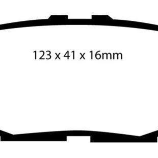 EBC 93-94 Lexus LS400 4.0 Redstuff Rear Brake Pads, Ophalen of Verzenden, Nieuw
