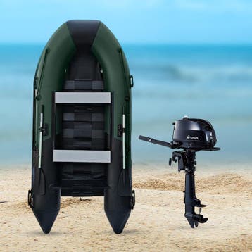 Rubberboot - 280 cm - Tohatsu 4 pk, Watersport en Boten, Rubberboten, Ophalen of Verzenden, Nieuw, Buitenboordmotor, Overige materialen