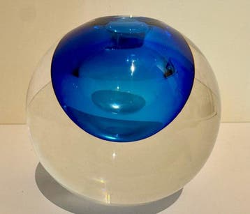 Glasfabriek Leerdam - Siem van der Marel - Vaas - Glas - nr, Antiek en Kunst, Antiek | Glas en Kristal