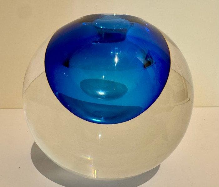 Glasfabriek Leerdam - Siem van der Marel - Vaas - Glas - nr, Antiek en Kunst, Antiek | Glas en Kristal