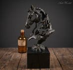 Beeld, Paarden hoofd 42 cm / 7.3 kg - 42 cm - Brons, Marmer, Antiek en Kunst