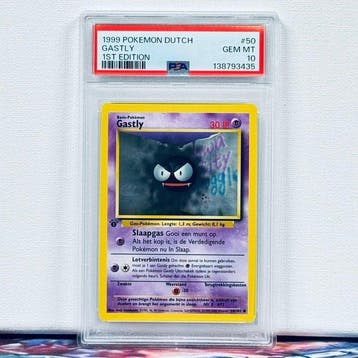 Pokémon Graded card - GASTLY #50 1ST EDITION - Pokémon - PSA, Nieuw