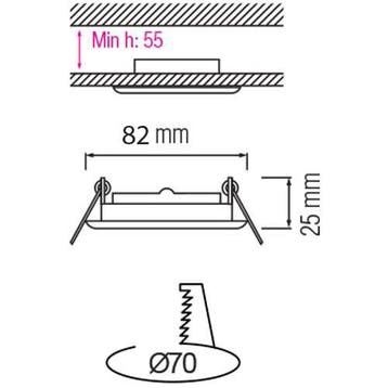 GU10 Inbouwspot Set - Glans Wit - Inbouw Rond - Kantelbaar -, Ophalen of Verzenden, Nieuw, Overige fittingen, Plafondspot of Wandspot