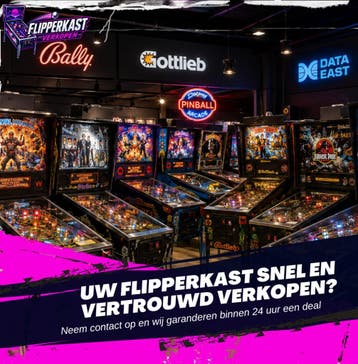 FLIPPERKAST VERKOPEN? SNEL, EENVOUDIG - 100% GRATIS, Nieuw