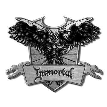 Immortal - Crest - ijzeren pin officiële merchandise, Ophalen of Verzenden, Nieuw, Kleding