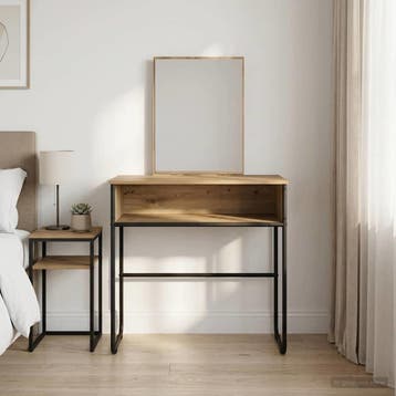 vidaXL Plafondtafel Artisanaal eiken 81 x 40 x 131 cm, Verzenden, Nieuw