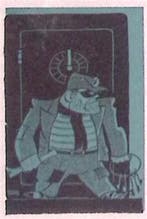 Dief voor de kluis op spotprent (lijst optie, Lithos), Verzenden