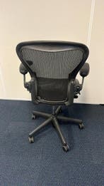 Herman Miller Aeron Bureaustoelen, Uit Voorraad Leverbaar!, Verzenden, Zwart, Zo goed als nieuw, Bureaustoel