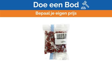 Bieden: Insulated Wire Ferrules 1.5 mm² Red, Ophalen of Verzenden, Nieuw, Elektra en Verlichting, Zeilboot of Motorboot