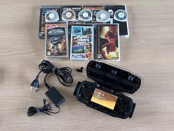 Sony - Playstation Portable (PSP) - Sony PSP with games and, Nieuw