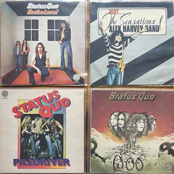 Status Quo, Sensational Alex Harvey Band - 4 x albums on the, Nieuw in verpakking