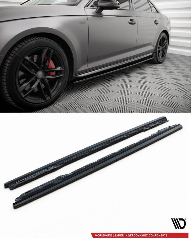 Side Skirts Diffuser voor Audi A4 B9 S line / S4, Auto diversen, Tuning en Styling, Ophalen of Verzenden