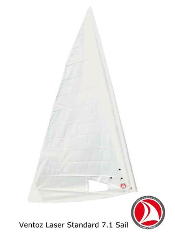 Ventoz Laser Standard Zeil (7.1 m2) - Compleet, nieuw!, Verzenden, Nieuw, 3 tot 6 meter, Minder dan 15 m²