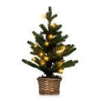 2dekans | Coast Verlichte Kunstmatige Minikerstboom in Pot –, Ophalen of Verzenden, Zo goed als nieuw
