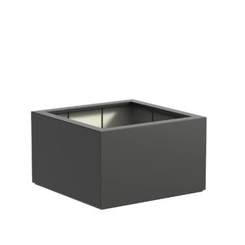 Polyester plantenbak 100x100x60cm - Met bodem, Kunststof, 100 cm of meer, Vierkant, Nieuw