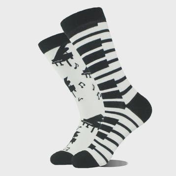 Grappige Heren Sokken met Dierenprint - Katoen, Mid-Length,, Verzenden, Nieuw