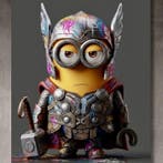 Lego Merchandise - Minion THOR versione LEGO | Tela XXL |, Nieuw