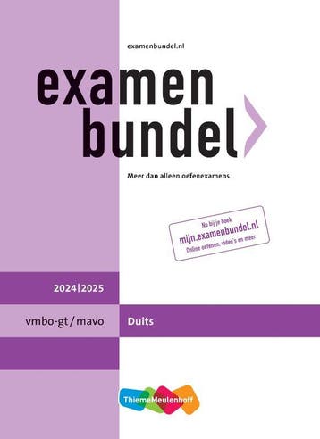 Examenbundel online + boek vmbo-gt/mavo Duits 2024/2025, Verzenden, Zo goed als nieuw, Marco van Rossum