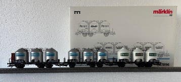 Märklin H0 - 47896 Henkel silo freight wagon set -, Nieuw