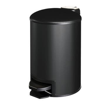 Brauer Pedaalemmer - 3 Liter - Mat Zwart, Ophalen of Verzenden, Nieuw, Rvs