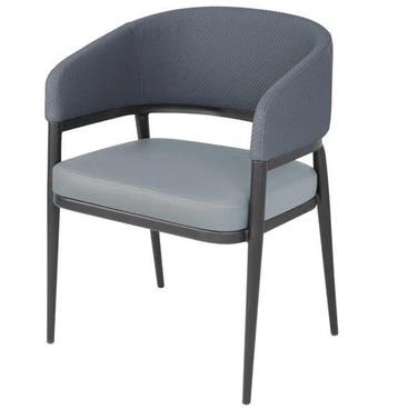 Meridian Binnenstoelen Steengrijs Blauw – Set van 2 Comfo., Verzenden, Nieuw in verpakking