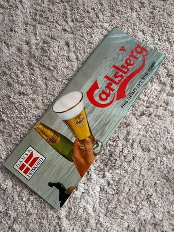 Carlsberg – vintage kartonnen reclame/display – Dansk