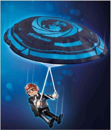 PLAYMOBIL: THE MOVIE Rex Dasher met parachute - 70070, Verzenden, Nieuw