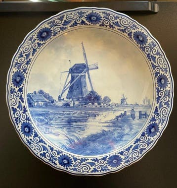 De Porceleyne Fles, Delft - G. Gerlofsma - Bord - Delfts