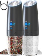 2dekans | Peper en Zoutmolen Set - Elektrische Peper- en, Ophalen of Verzenden, Zo goed als nieuw