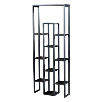 [en.casa] Plantenstandaard Blaavandshuk 150x60x19cm marmer z, Verzenden, Nieuw