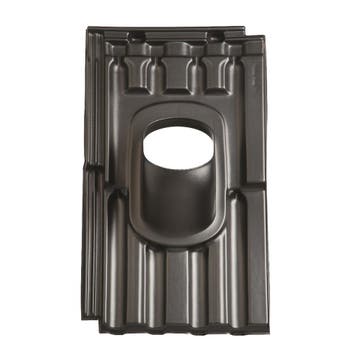 Kunststof dakpan Mulden Vlak 4-pans voor doorvoer 166, Doe-het-zelf en Verbouw, Ventilatie en Afzuiging, Verzenden, Nieuw