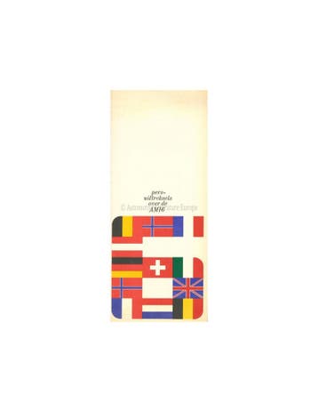 1964 CITROËN AMI 6 PERS BROCHURE NEDERLANDS, Boeken, Nieuw, Author
