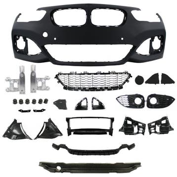M Pakket Voorbumper BMW 1 Serie F20 LCI F21 LCI B9847, Nieuw, Voor, BMW