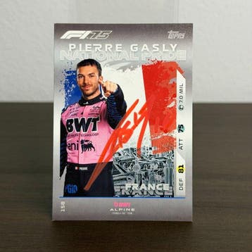 Alpine - 158 national pride Signed - Pierre Gasly - 2025 -