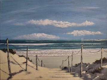 Cyril Beaufils (XX) - Entrée de plage