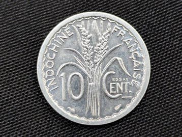 Frans Indochina. 10 Centesimi 1945 ESSAI