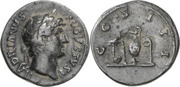 Denar 125/127, Kaiserzeit Hadrian 117-138, Postzegels en Munten, Munten | Europa | Niet-Euromunten, Verzenden