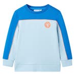 vidaXL Kindertrui 116 felblauw en lichtblauw, Verzenden, Nieuw