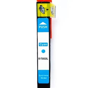 Huismerk Epson 26XL (T2632) cartridge cyaan, Verzenden, Nieuw, Huismerk