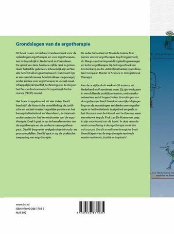 Grondslagen van de ergotherapie 9789036817035, Verzenden, Gelezen