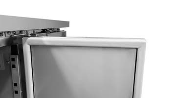 Unnicool Koelwerkbank | 550L | 4 Deuren (1/1 GN) | +2°c/+8°c, Ophalen of Verzenden, Nieuw