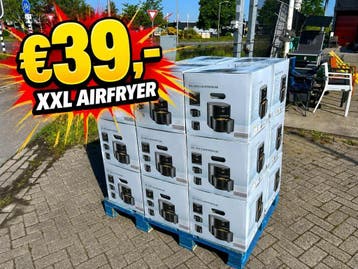 Airfryer XXL - Hetelucht friteuse - Airfryer, Ophalen of Verzenden, Nieuw