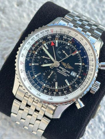 Breitling - Navitimer World Chronograph GMT 46 -, Sieraden, Tassen en Uiterlijk, Horloges | Heren, Nieuw