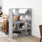 vidaXL kamerscherm 100x33x125,5 cm bewerkt hout grijs sonoma, Verzenden, Nieuw, Overige houtsoorten