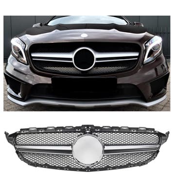 Grille zilver geschikt voor Mercedes X156 GLA | 2013-2016