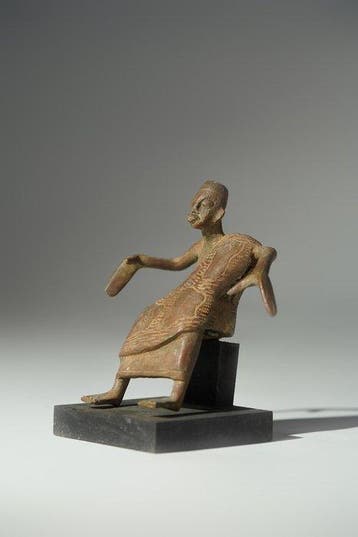 Een bronzen beeld. - Fon - Benin (Zonder minimumprijs)