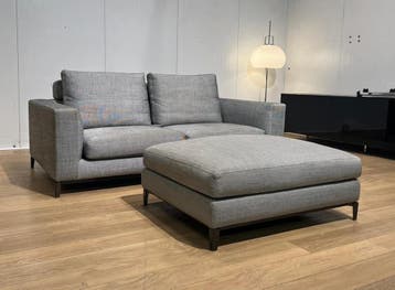 NIEUWSTAAT Minotti Andersen 2.5-Zits NP €8500, 100 tot 125 cm, Nieuw, Design Bank Bankstel Zetel 2-Zits Minotti, Ophalen of Verzenden