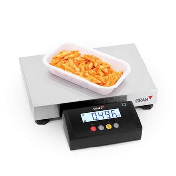 Gram Platformweegschaal met rvs weegplateau 150 kg x 20g, Verzenden, Nieuw