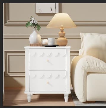 Nachtkastje set van 2 - Bijzettafel - Opbergkastje - 50x40x6, Huis en Inrichting, Verzenden, Zo goed als nieuw