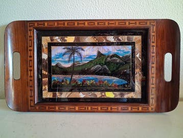 Decoratief dienblad - Spanje - Versierd dienblad